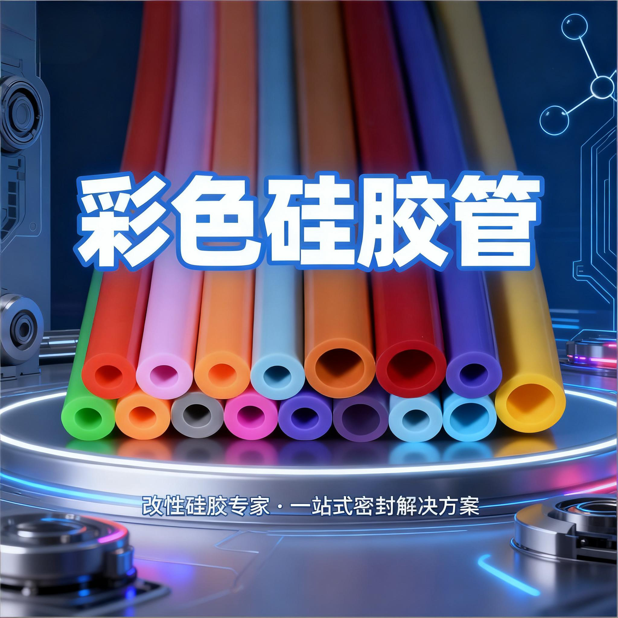 彩色矽膠管