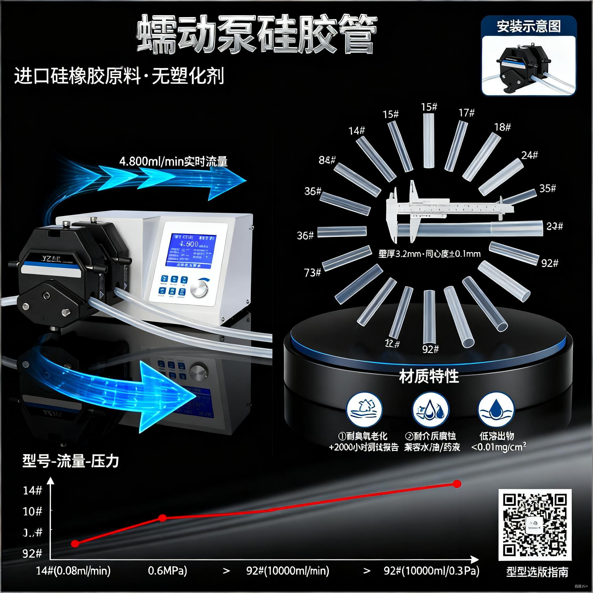 蠕動泵矽（guī）膠管