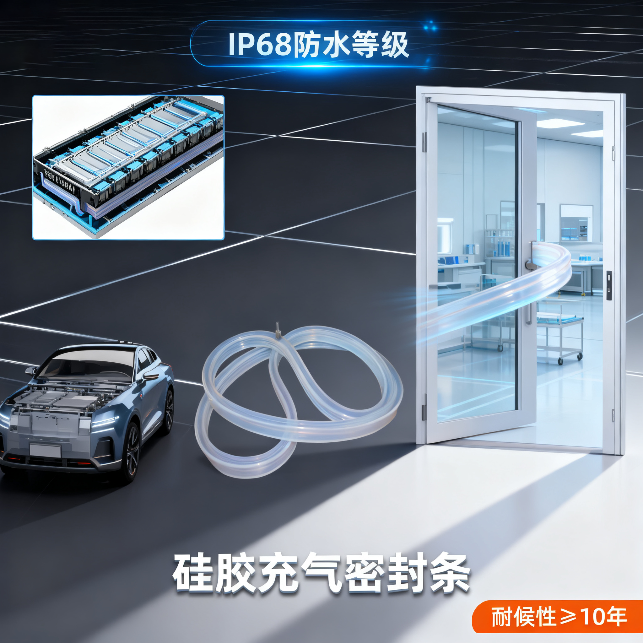 矽膠氣（qì）囊密封條