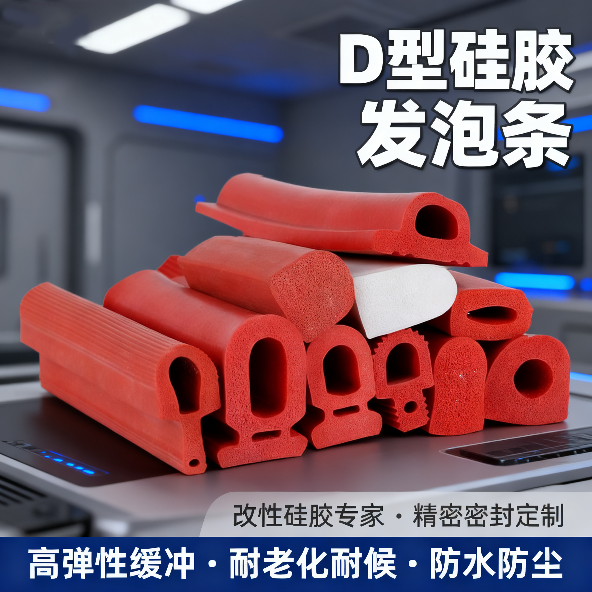 D型硅胶发（fā）泡条